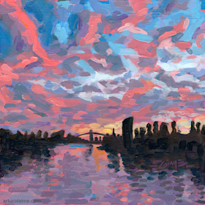 Main River at dusk by Arturo Laime