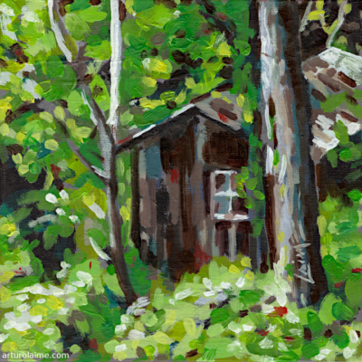 Secret hut by Arturo Laime