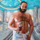 Man in Hammam by Arturo Laime
